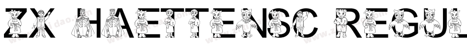 ZX Haettensc Regular字体转换